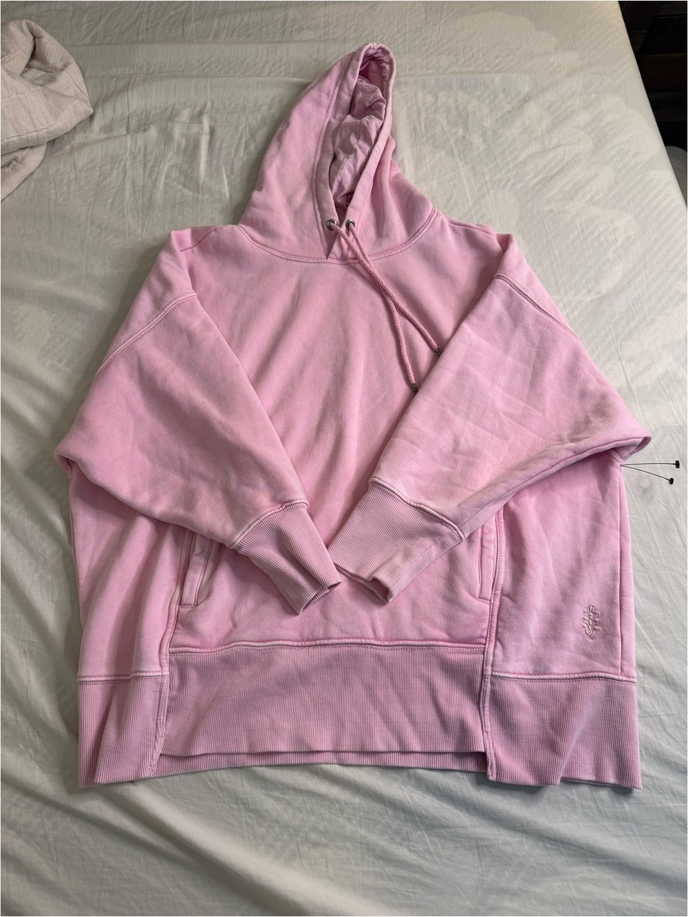 Pink Women's Hoodie Sweater - Casual Pullover